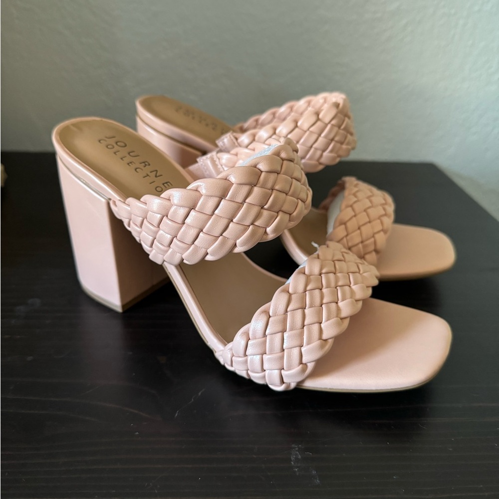 Melissa Women's Braided Heeled Sandals - Pink